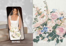 Load image into Gallery viewer, Wedding Flower Heirloom Artwork
