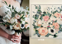 Load image into Gallery viewer, Wedding Flower Heirloom Artwork