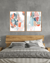 Load image into Gallery viewer, Beach House Watercolour Print - 2 Piece Set