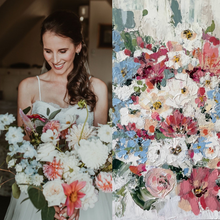 Load image into Gallery viewer, Wedding Bouquet Custom Artwork (Taking January 2026 Orders)