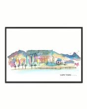 Load image into Gallery viewer, Cape Town Watercolour Print