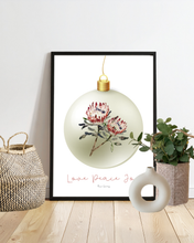 Load image into Gallery viewer, Christmas Bauble Watercolour Print