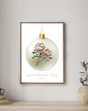 Load image into Gallery viewer, Christmas Bauble Watercolour Print