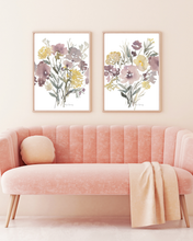 Load image into Gallery viewer, Floral Era Watercolour Print - 2 Piece Set