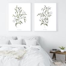 Load image into Gallery viewer, Greenery in Sage Watercolour Print 2-Piece Set
