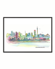 Load image into Gallery viewer, Johannesburg Watercolour Print