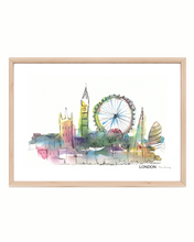 Load image into Gallery viewer, London 1 Watercolour Print