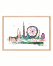 Load image into Gallery viewer, London 2 Watercolour Print