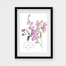 Load image into Gallery viewer, Mother 5 Watercolour Print with Mounting-NEW