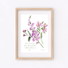 Load image into Gallery viewer, Mother 5 Watercolour Print with Mounting-NEW