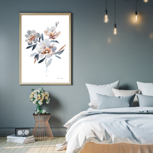 Load image into Gallery viewer, Mum Blue 1 Watercolour Print