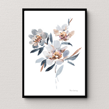 Load image into Gallery viewer, Mum Blue 1 Watercolour Print