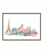 Load image into Gallery viewer, Paris Watercolour Print
