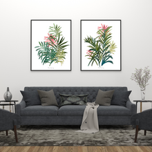 Load image into Gallery viewer, Palm Royale Watercolour Print - 2 Piece Set