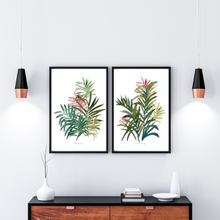 Load image into Gallery viewer, Palm Royale Watercolour Print - 2 Piece Set