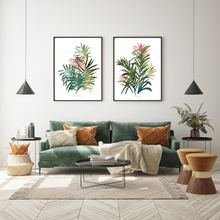 Load image into Gallery viewer, Palm Royale Watercolour Print - 2 Piece Set