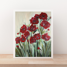 Load image into Gallery viewer, Poppy Red Canvas Print