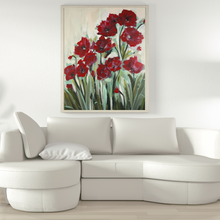 Load image into Gallery viewer, Poppy Red Canvas Print
