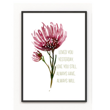 Load image into Gallery viewer, Valentines 3 Watercolour Print