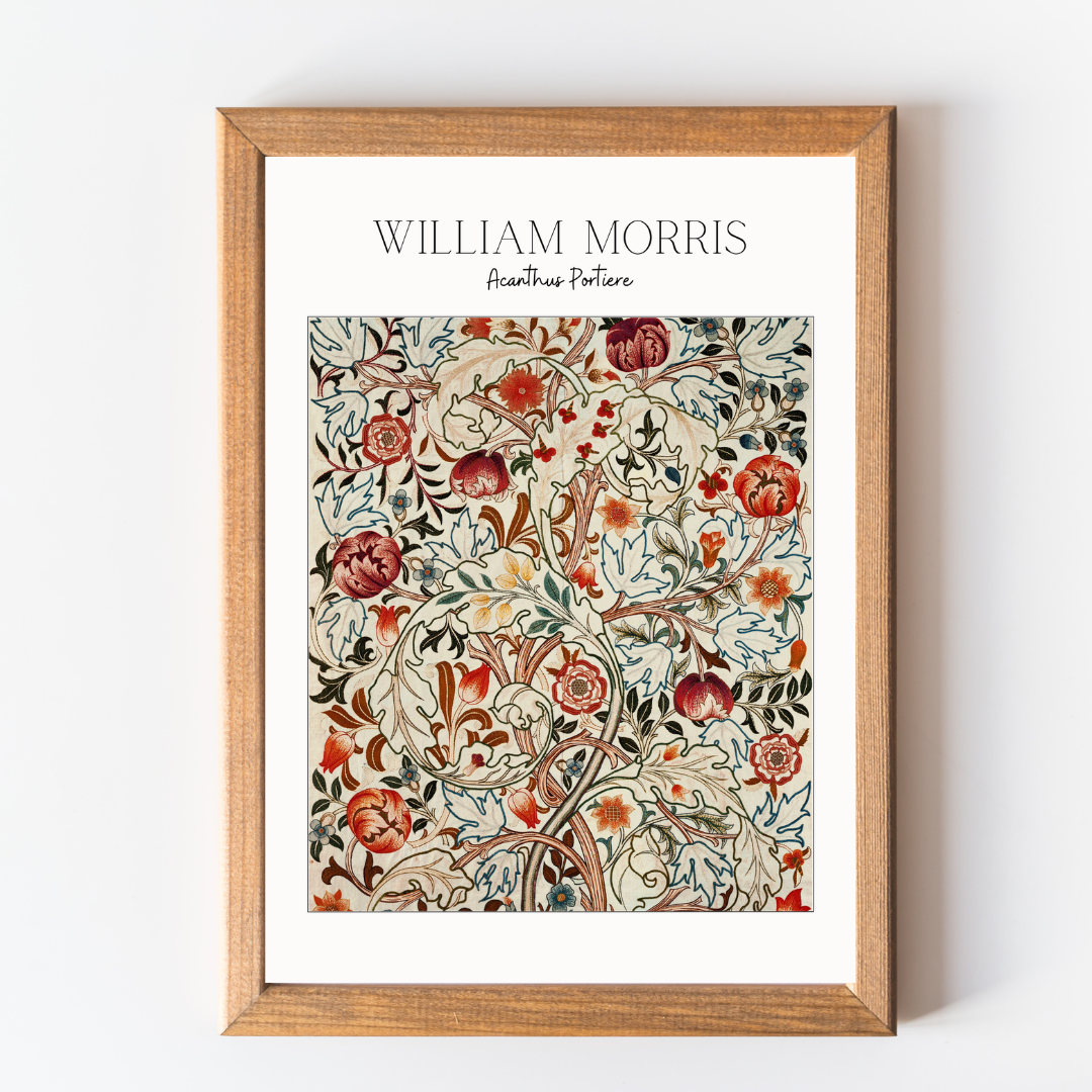 William Morris - Acanthus Portière Poster