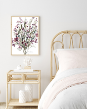 Load image into Gallery viewer, Winter Bloom Watercolour Print