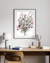 Load image into Gallery viewer, Winter Bloom Watercolour Print