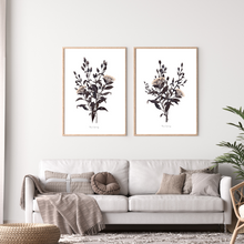 Load image into Gallery viewer, Ash Garden Watercolour Print - 2 Piece Set