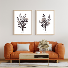 Load image into Gallery viewer, Ash Garden Watercolour Print - 2 Piece Set