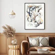 Load image into Gallery viewer, Abstract Watercolor Landscape Print