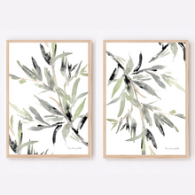 Load image into Gallery viewer, Abstract Greenery Print- 2 Piece Set