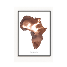 Load image into Gallery viewer, Africa Topaz Watercolour Print