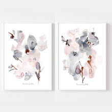 Load image into Gallery viewer, Bohemia Bouquet Watercolour Print- 2 Piece Set