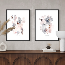 Load image into Gallery viewer, Bohemia Bouquet Watercolour Print- 2 Piece Set