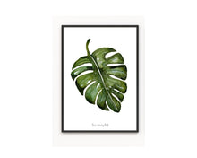 Load image into Gallery viewer, Delicious Monstera Leaf Watercolour Print
