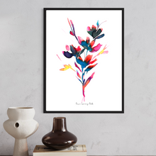 Load image into Gallery viewer, Drama Floral Watercolour Print