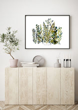 Load image into Gallery viewer, Green Kingdom Watercolour Print