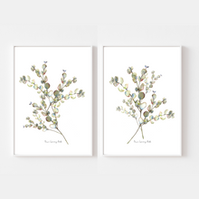 Load image into Gallery viewer, Penny Gum Bunch Watercolour Print-2 Piece Set