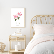 Load image into Gallery viewer, Sweet Proteas Watercolor Painting Print