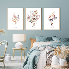 Load image into Gallery viewer, Whisper Floral Watercolour Print-3 Piece Set