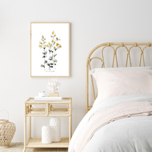 Load image into Gallery viewer, Yellow Fynbos Print