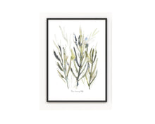 Load image into Gallery viewer, Green Leaves Watercolour Print