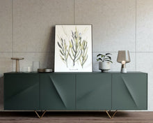Load image into Gallery viewer, Green Leaves Watercolour Print