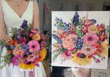 Load image into Gallery viewer, Wedding Flower Heirloom Artwork
