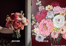 Load image into Gallery viewer, Wedding Flower Heirloom Artwork
