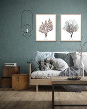 Load image into Gallery viewer, Ocean Browns Watercolour Print - 2 Piece Set
