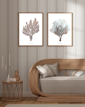 Load image into Gallery viewer, Ocean Browns Watercolour Print - 2 Piece Set
