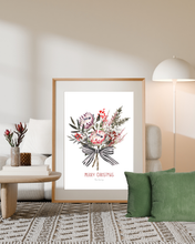 Load image into Gallery viewer, Christmas Bouquet Watercolour Print
