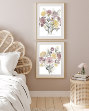 Load image into Gallery viewer, Floral Era Watercolour Print - 2 Piece Set
