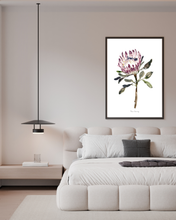 Load image into Gallery viewer, King Protea Watercolour Print
