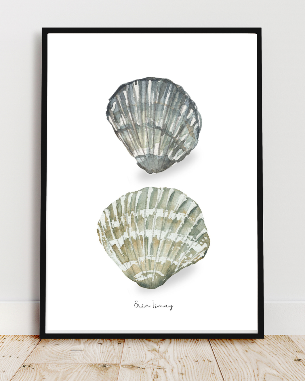 Two Shells Watercolour Print